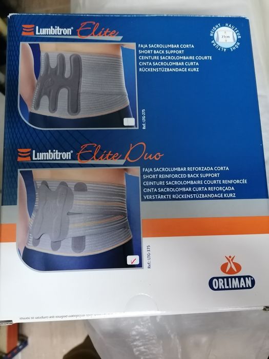 Cinta Lombar médica desportiva