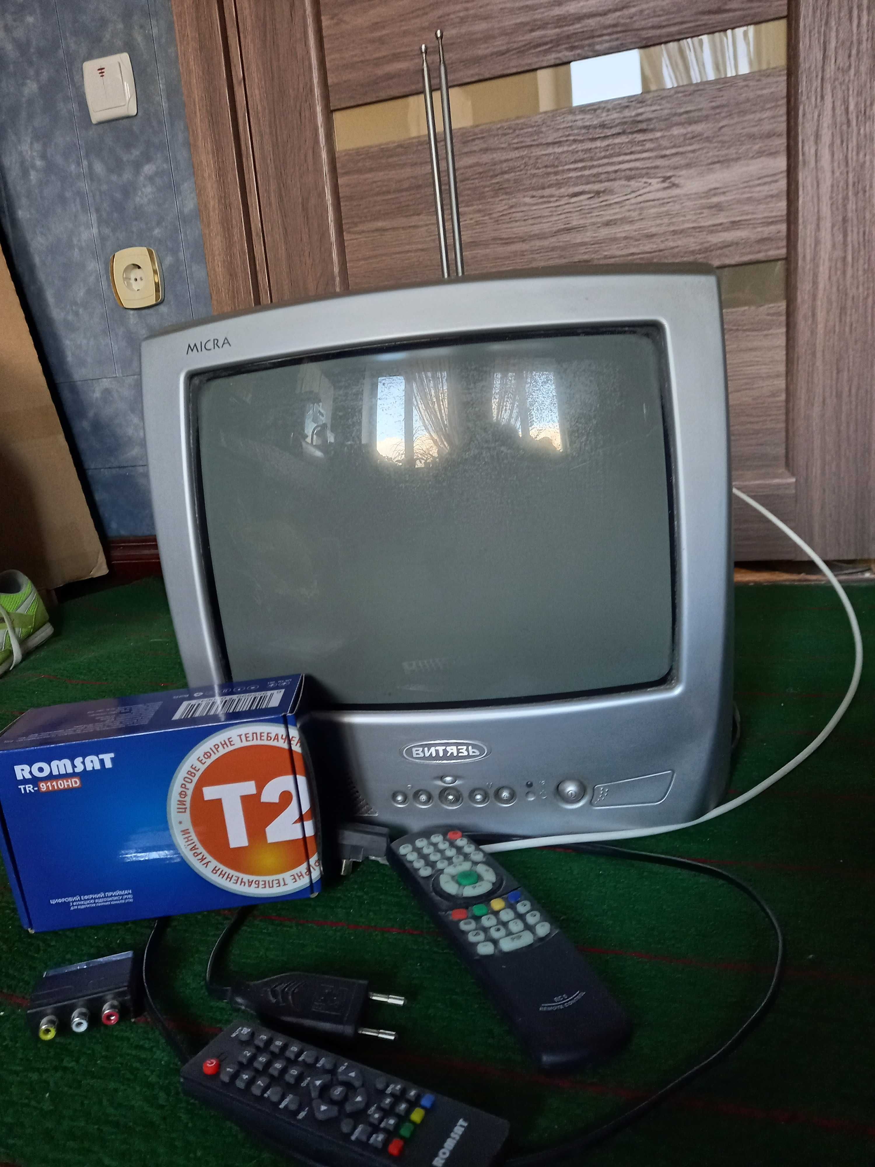 Телевизор рабочий в идеальн. состоянии с приставкой Т2 дешево 1300 грн