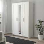 Roupeiro com 3 portas, branco,117x190cm