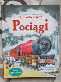 Książka Pociągi. Historia kolei z okienkami