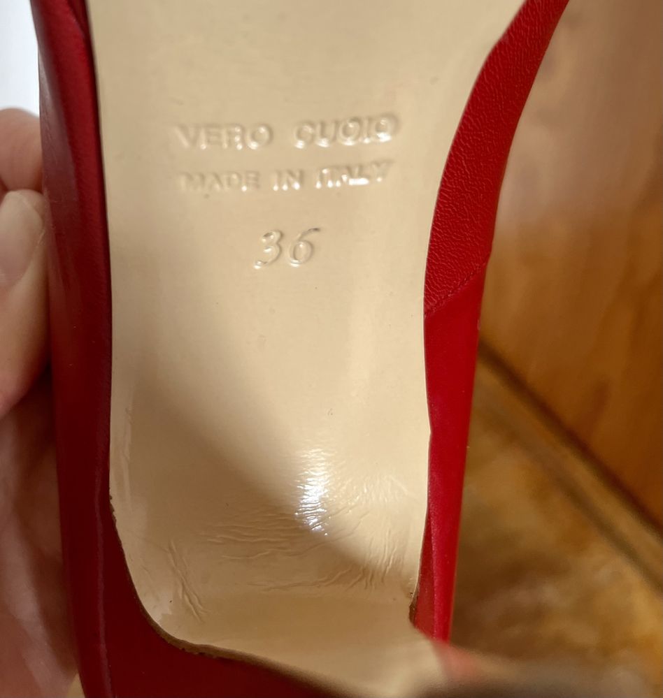 Buty, szpilki, czółenka bez palca, r.36