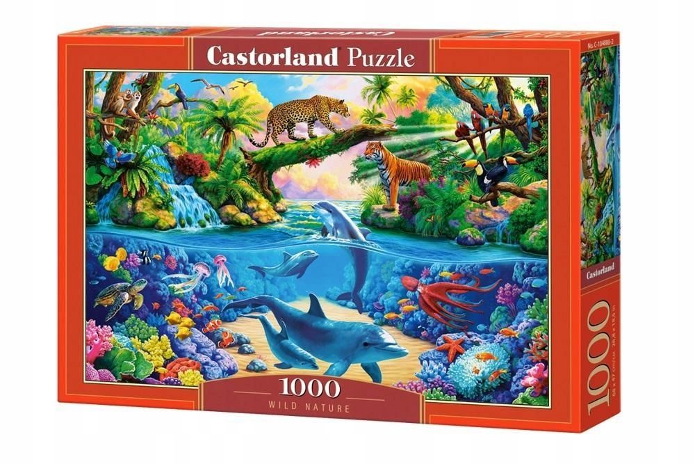 Puzzle 1000 Wild Nature Castor, Castorland