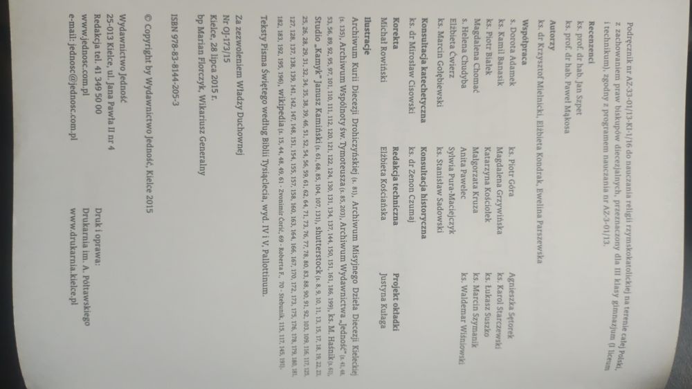 Podręcznik do religii kl 1