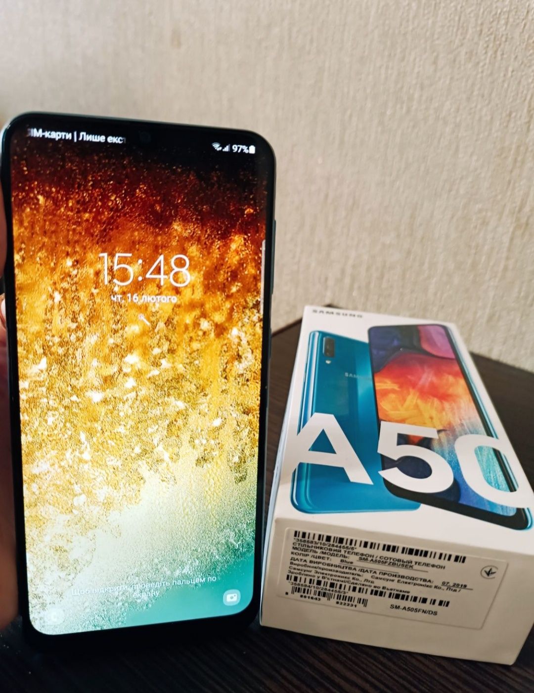 Смартфон/Моб.телефон Samsung galaxy A 50 Blue 4/64