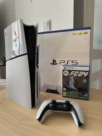 Playstation 5 Slim Z Napędem + FC24