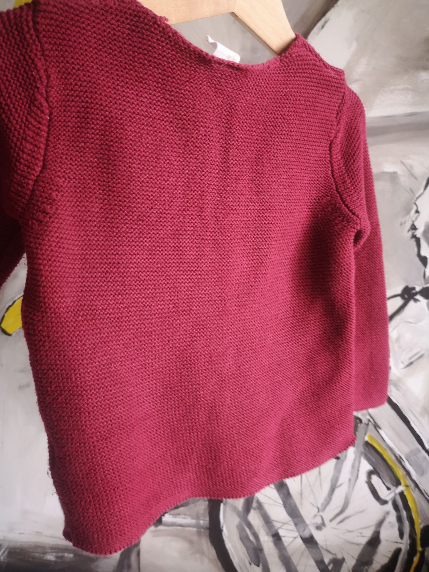 Sweter zapinany na guziki h&m 92 cm