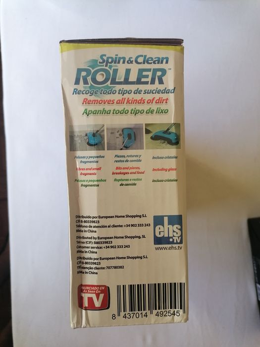 Vassoura Spin and Clean Roller