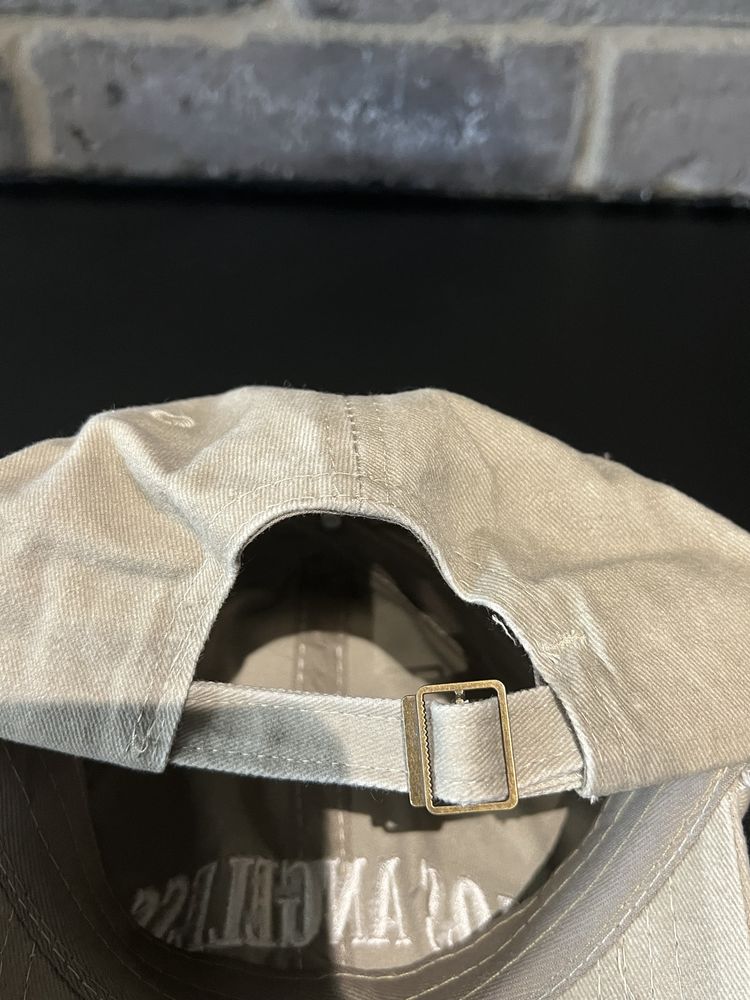 Nowa khaki czapka z daszkiem bawełniana Los Angeles vintage unisex