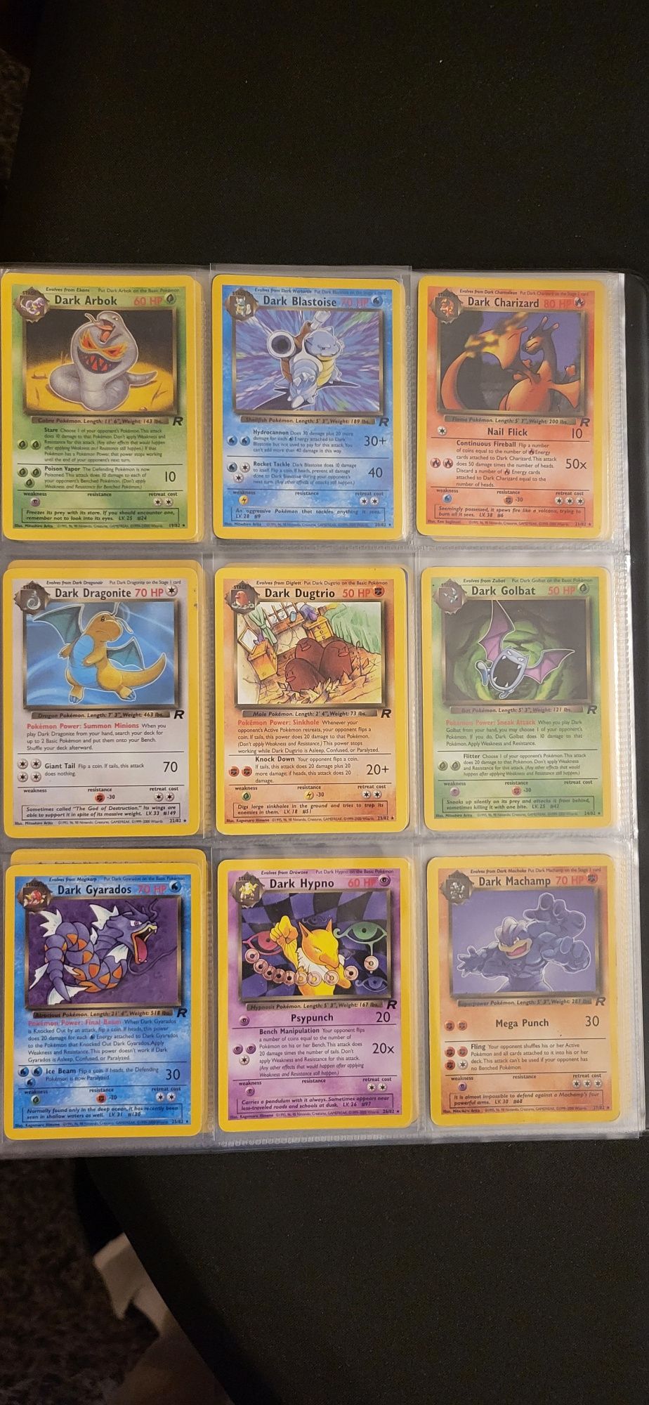 Pokémon master full set Team Rocket English
