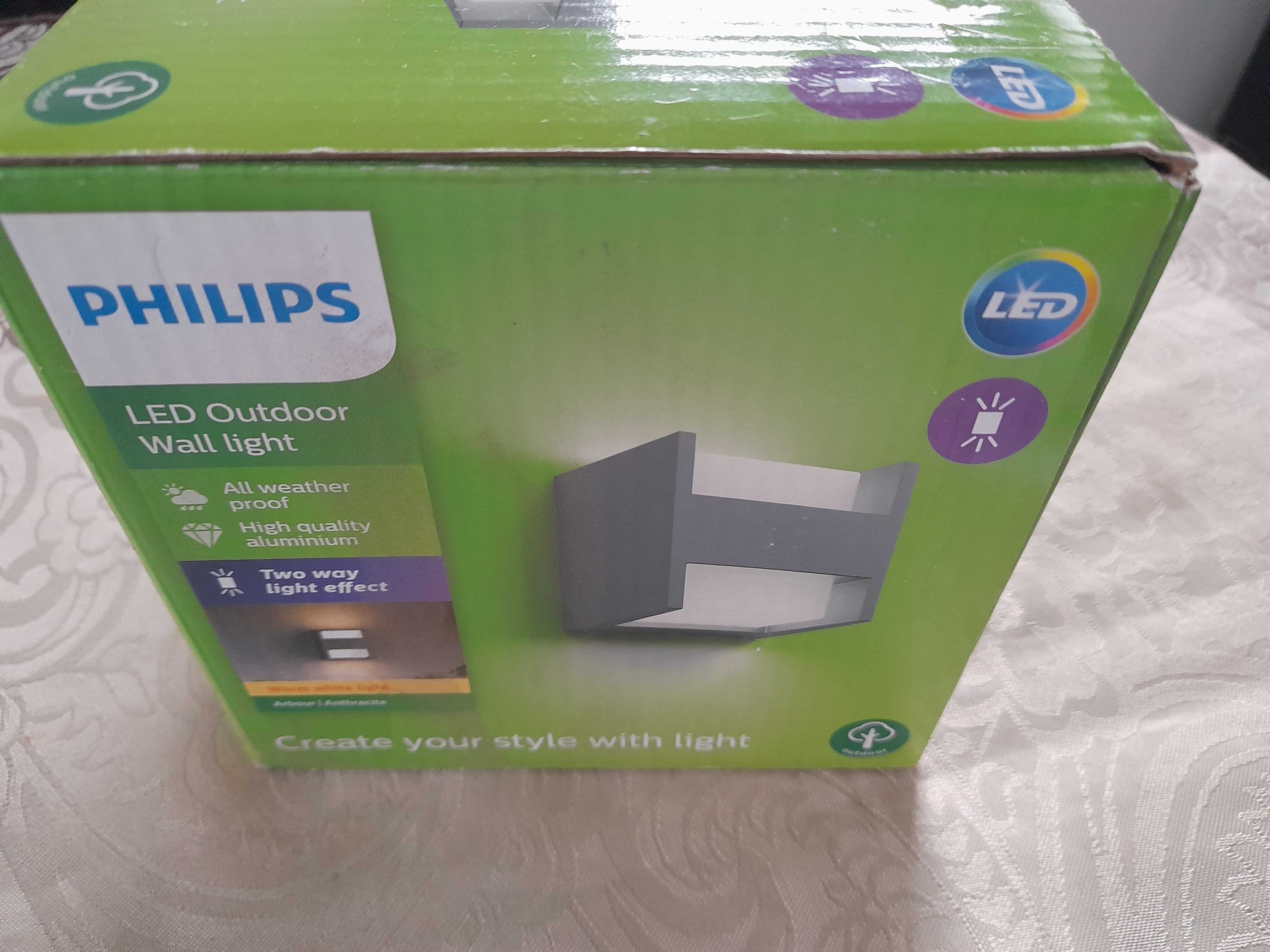 Philips - LED kinkiet zewnętrzny 2xLED/4,5W/230V IP44