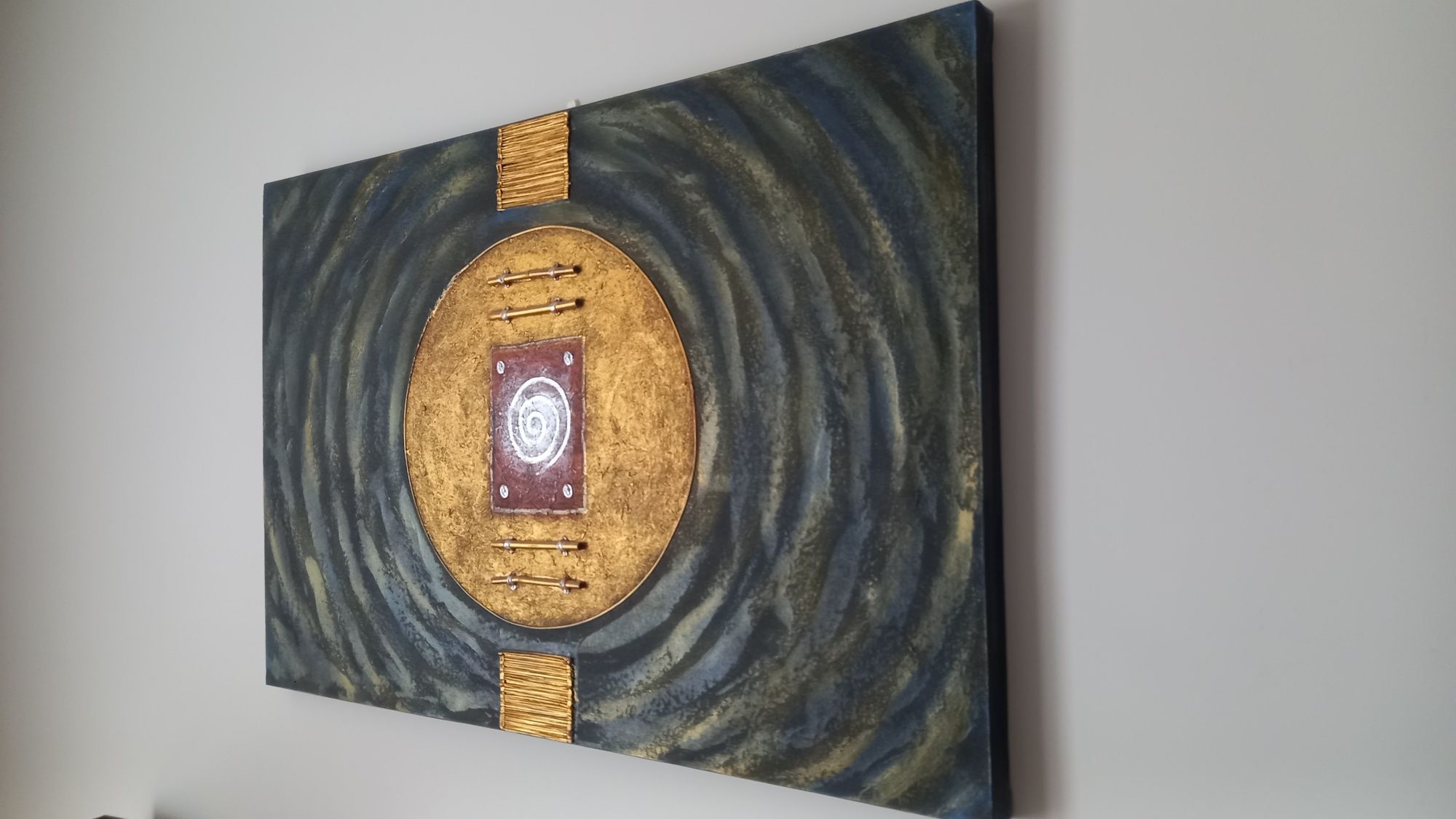 Quadro Zen Dourado