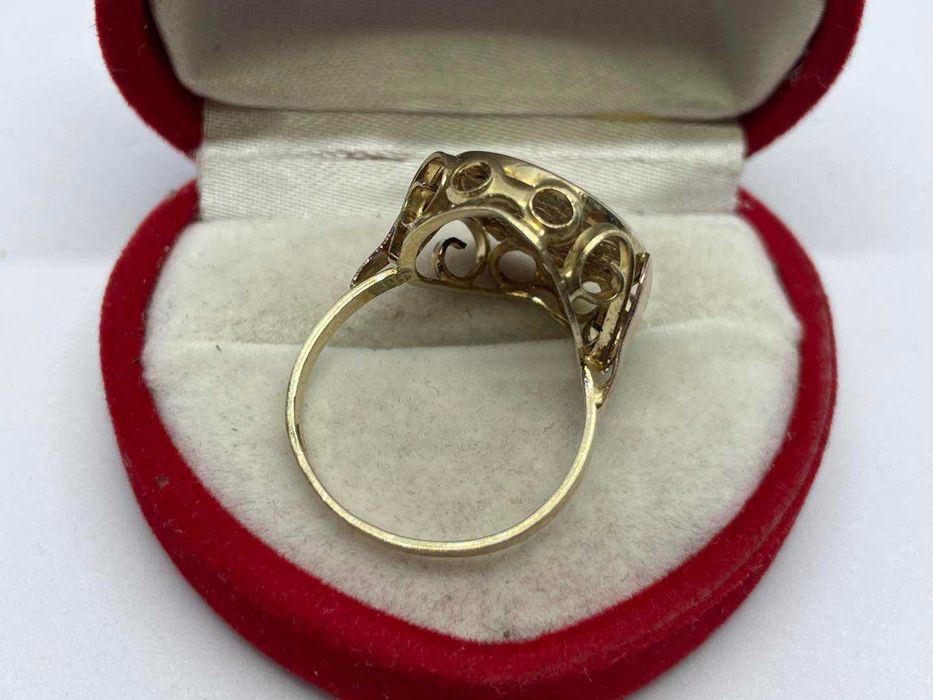 Złoty Pierścionek z Monetą pr.333 2g r.15