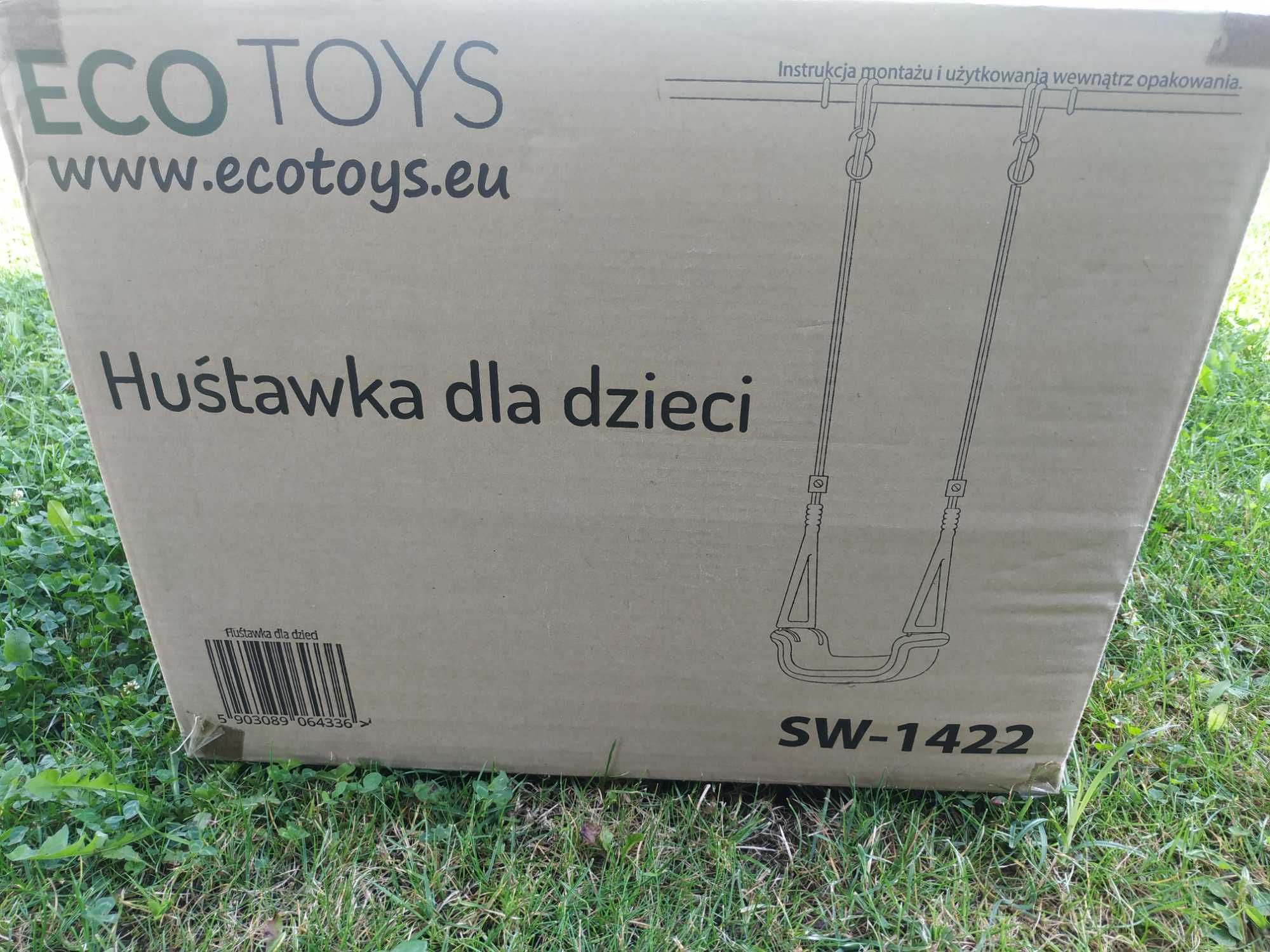 Huśtawka Ecotoys sw-1422 ogrodowa kubełkowa hustawka 3w1 dla dzieci