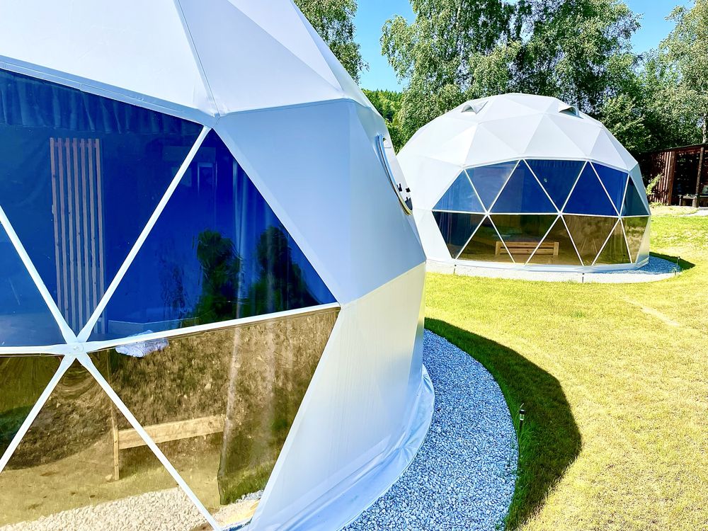 Namiot kopułowy, Kanadyjski wersja ZIMOWA, glamping,  6 m,  caloroczny