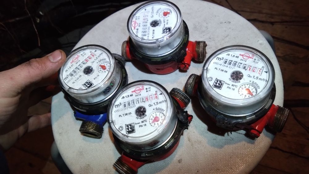 wodomierze wodomierz licznik wody metron ciepla zimna z demontazu