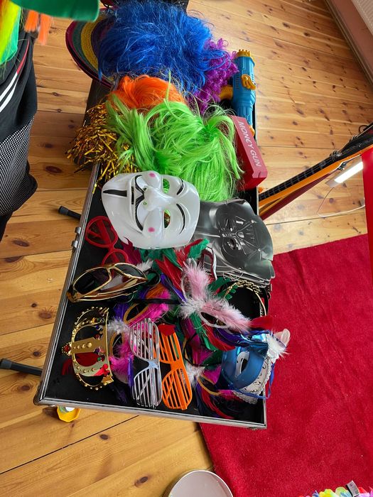 Fotobudka 360 HIT 2025 ciezki dym napis LOVE fontanny iskier dekoracja