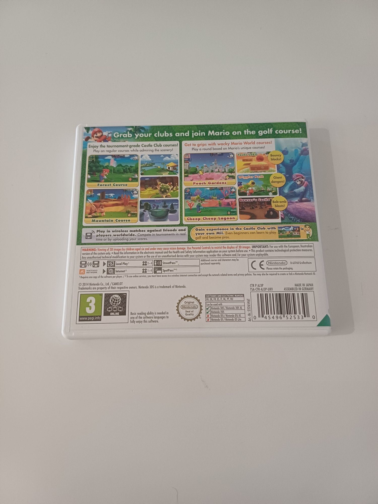 Mario Golf World Tour Nintendo 3DS oryginalna