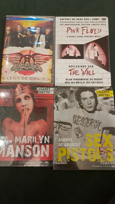 Pink Floyd Aerosmith Marylin Manson Sex Pistols Dvd