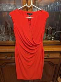 Sukienka czerwona, Ralph Lauren, rozmiar S