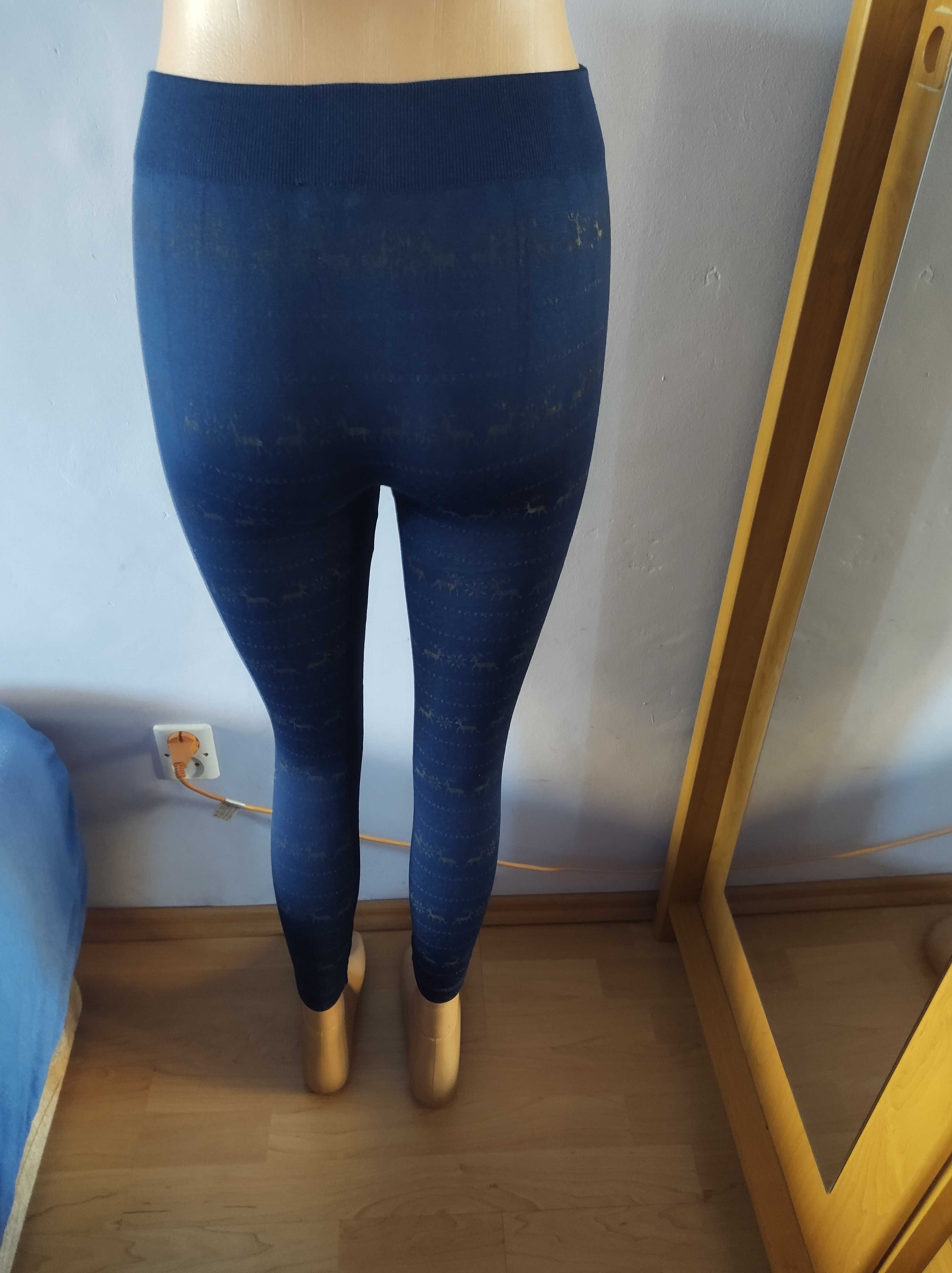 Leginsy damskie ocieplane