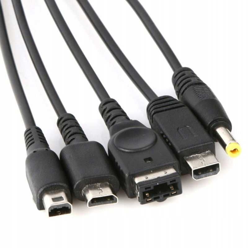 Kabel USB Ładowarka 5w1 do PSP Nintendo ** Gry Video-Play Wejherowo