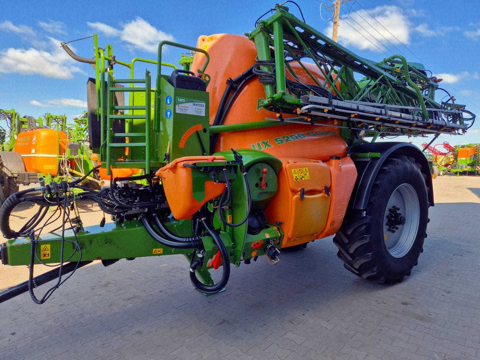 Opryskiwacz Amazone UX 5200 28,27m 2015r GPS Amatron 3 Skrętne Koła DC