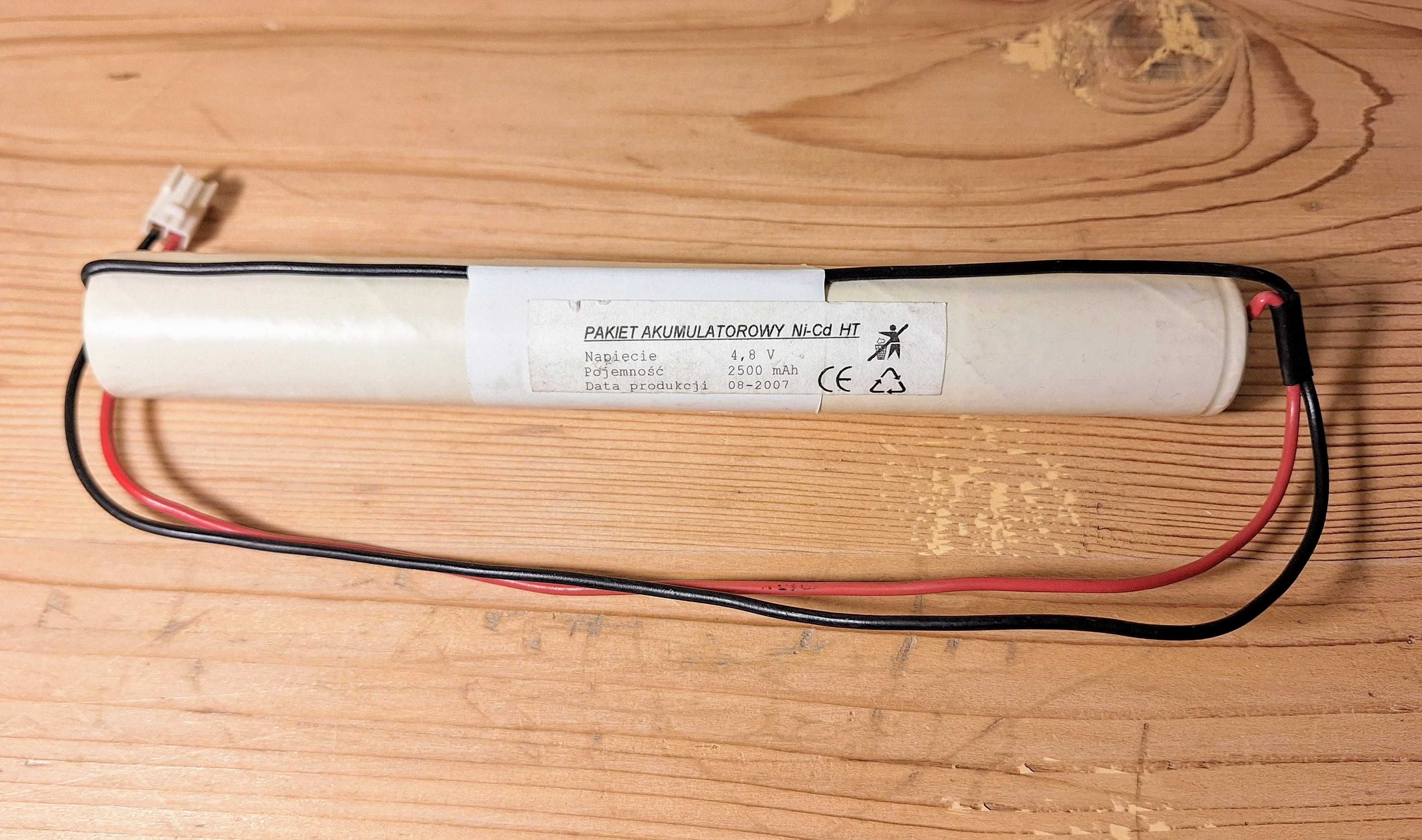 Pakiet akumulatorków NiCd HT 4,8v 2500 mAh