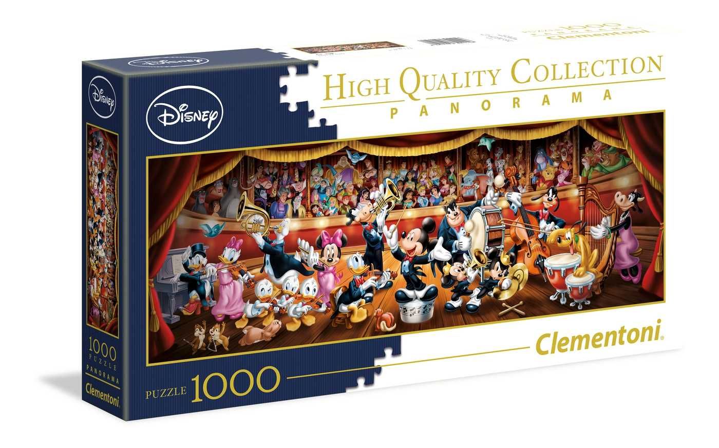 39445 Puzzle 1000 PANORAMA DISNEY orkiestra