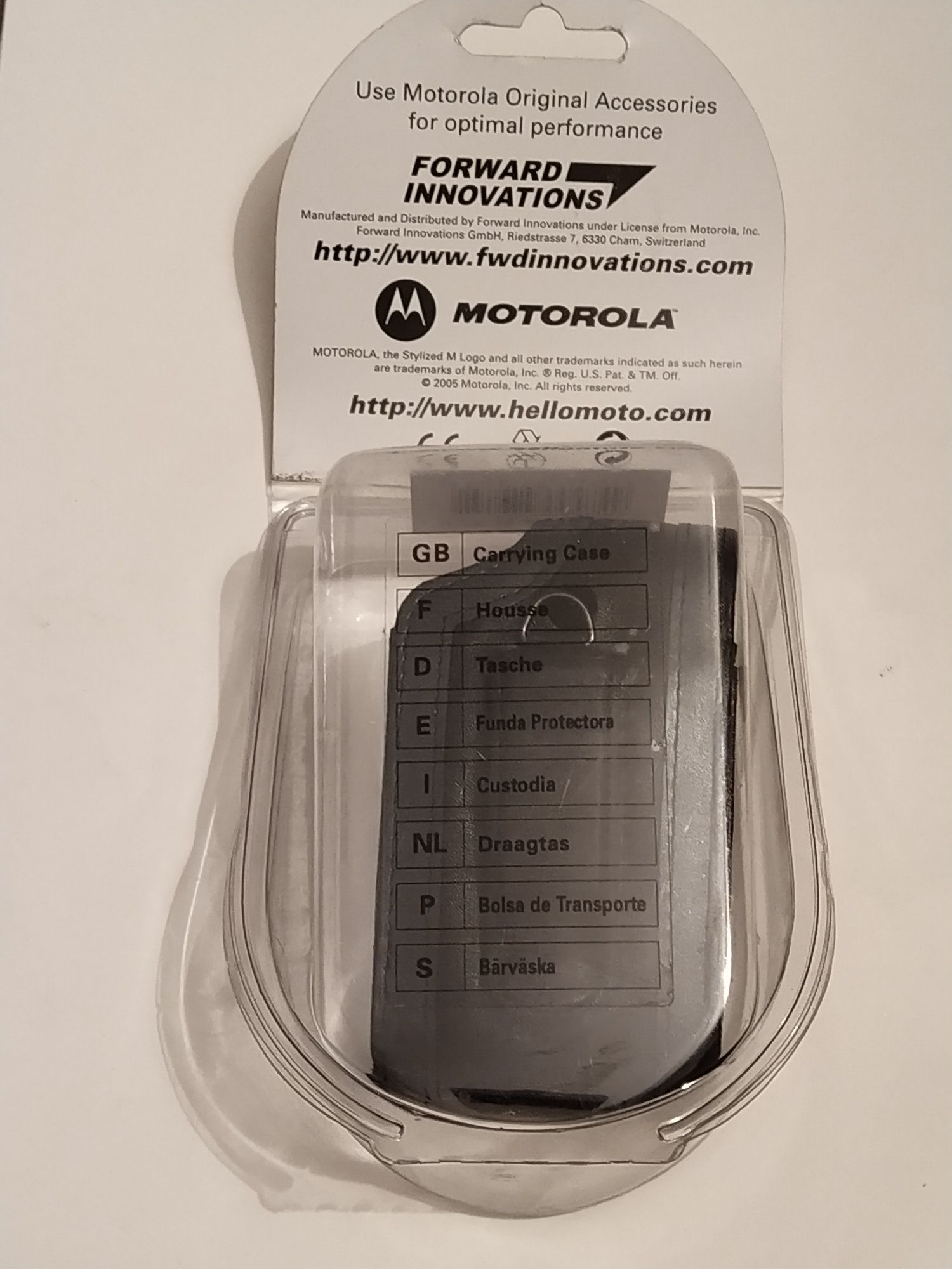 [Fabrycznie zapak.] Etui z klipsem na pasek Motorola V300/400/500/600