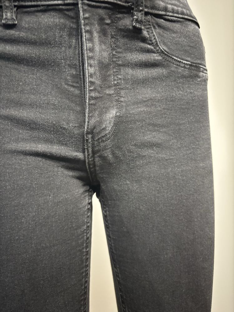 Czarne spodnie mid waist skinny roz S|M