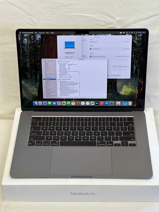 MacBook Air M3 15’ 2024р. 16/256Gb, Space Grey- OPEN BOX