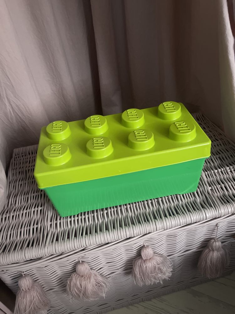 2 zestawy klocków pudełko lego duplo