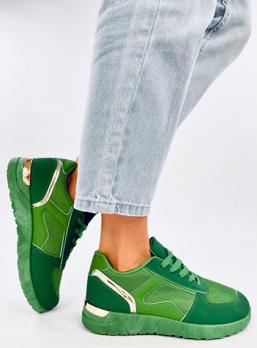 Sneakersy Damskie Leciutkie Doleh Green