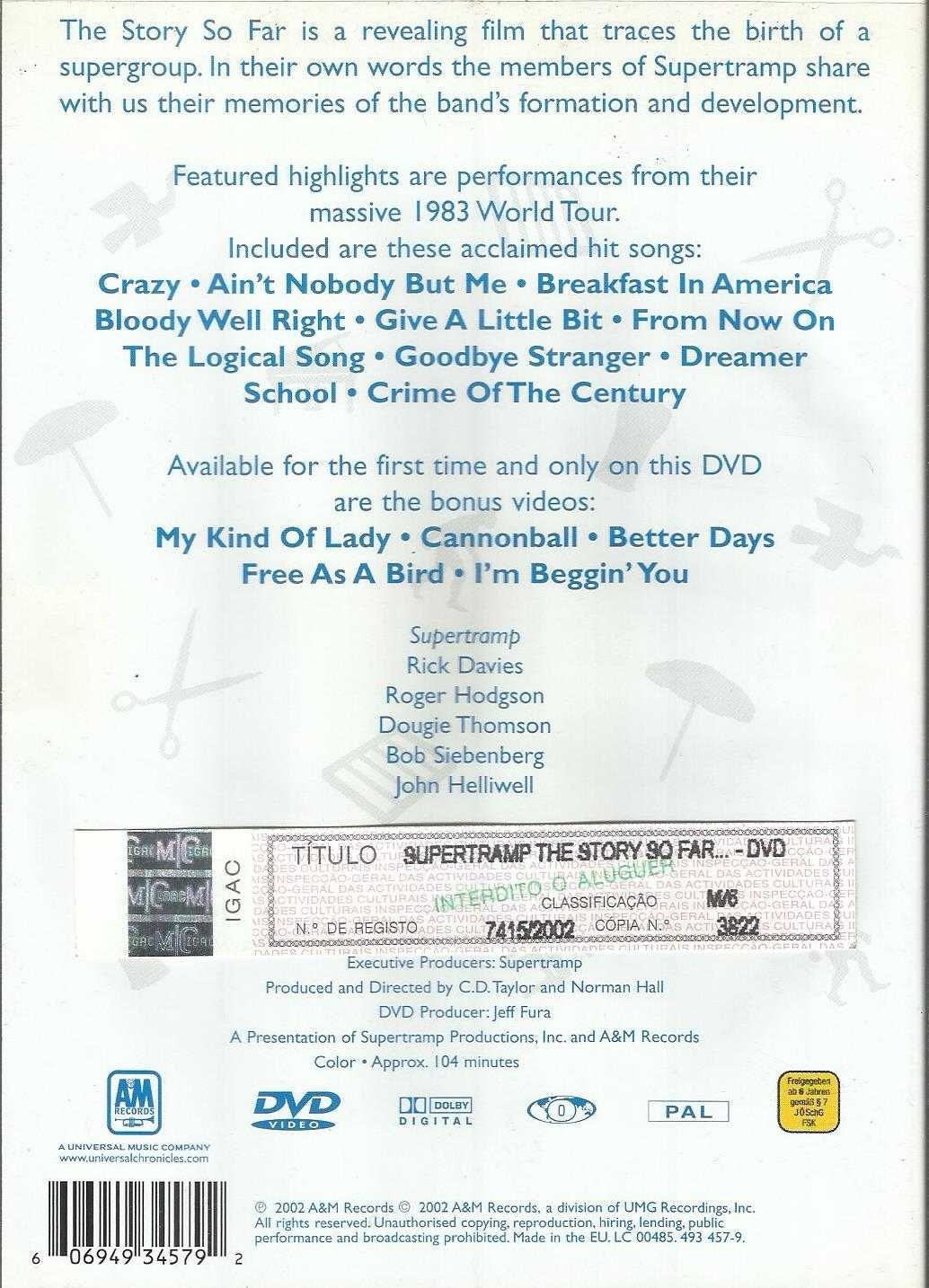 Supertramp - The Story So Far... (DVD)