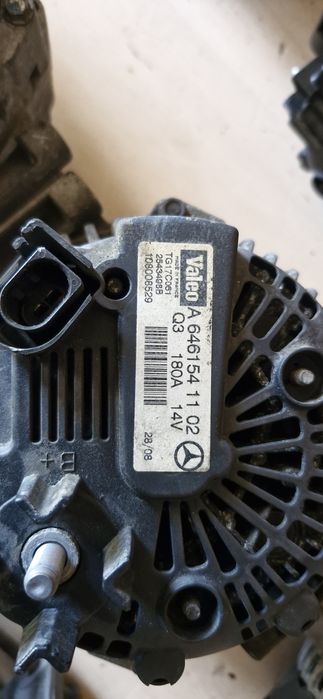 Alternador Mercedes Sprinter, Vito, VW Crafter, Citroen Jumper,  Ford.