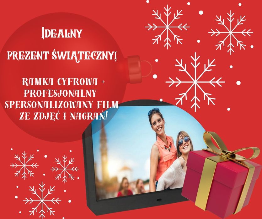 Cyfrowa ramka na zdjęcia + profesjonalny spersonalizowany film!