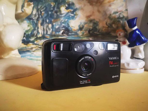 Коллекционный фотоаппарат Yashica T5 T4 Suped D, Carl Zeiss Tessar