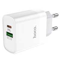 Hoco C80a Network Charger Pd20w/qc3.0 White
