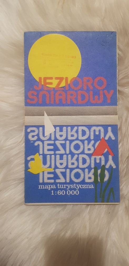 Jezioro Śniardwy mapa 1987