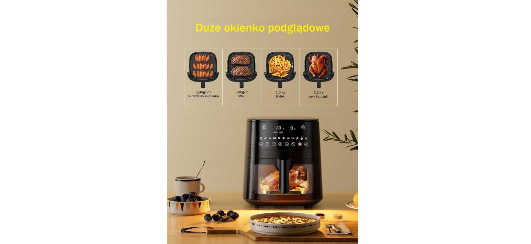 Frytkownica Cookwise AF65D02, 7,2L z okienkiem