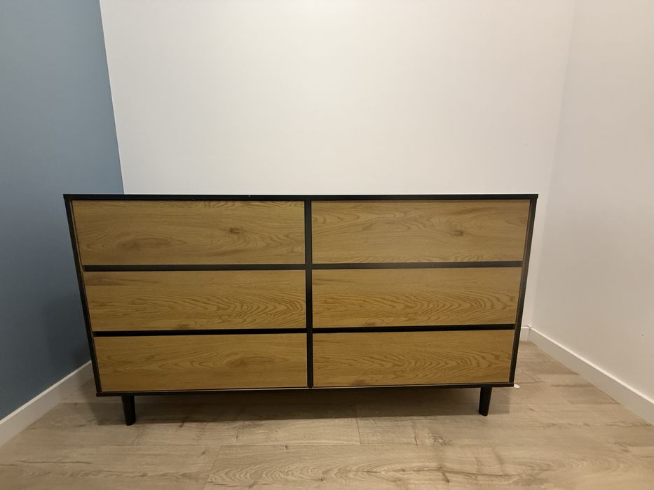 Komoda 6 szuflad jysk jak nowa