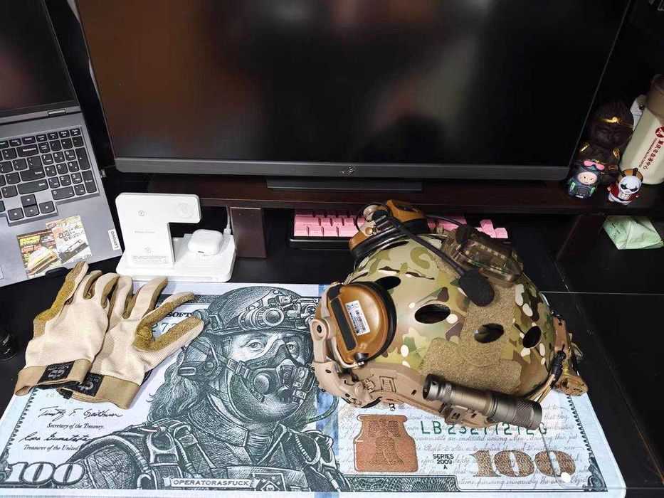 Великі гумові  килимки для компʼютера tactical USD (70 х 30 см