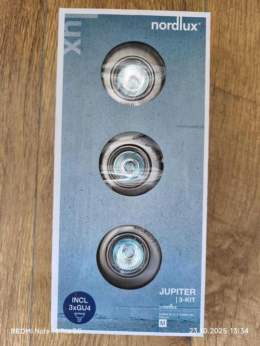 Nordlux Jupiter 3-zestaw wpuszczany IP23