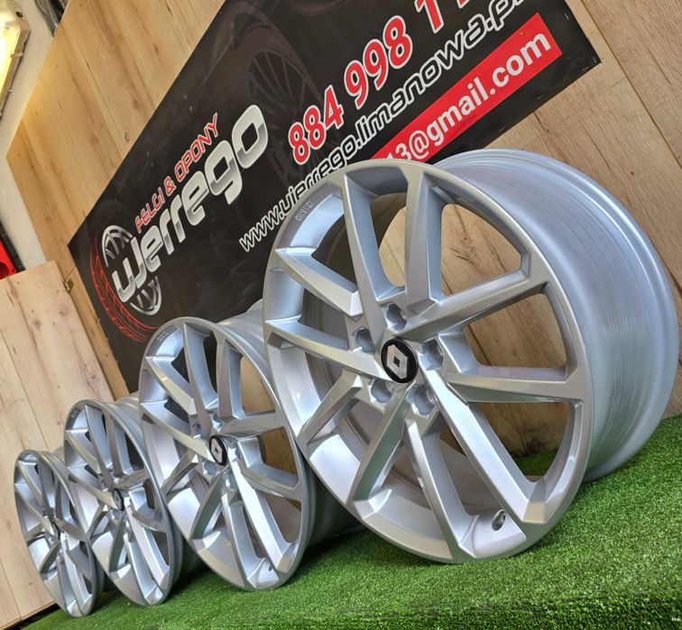 NOWE ALUFELGI RENAULT 18x5x114,3 - Clio,Fluence,Laguna,Megane,Scenic