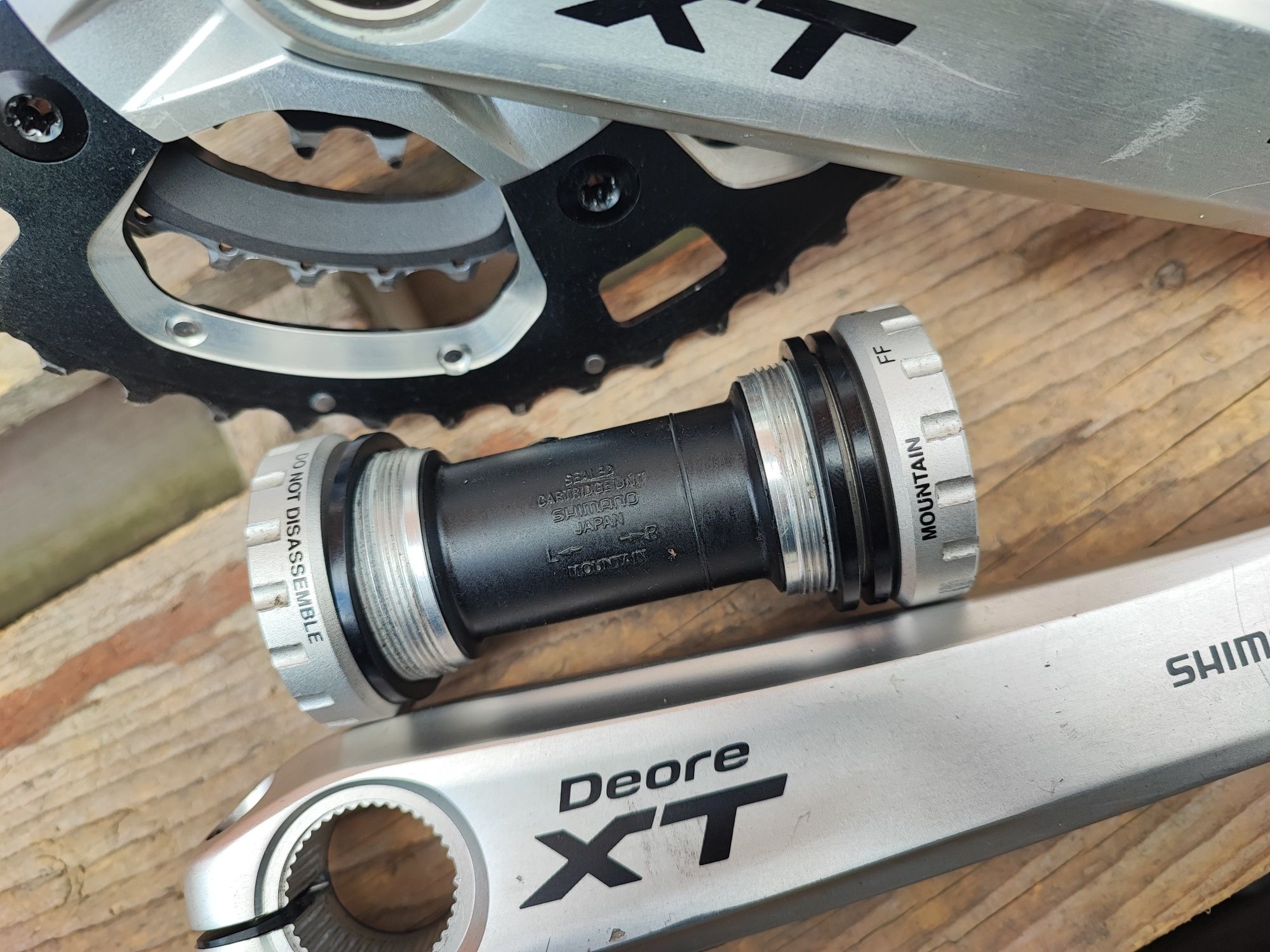 Korba rowerowa Shimano Deore XT M770 175mm Hollowtech 2 Retro MTB