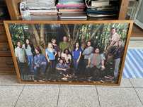 Quadro com poster da série televisão LOST