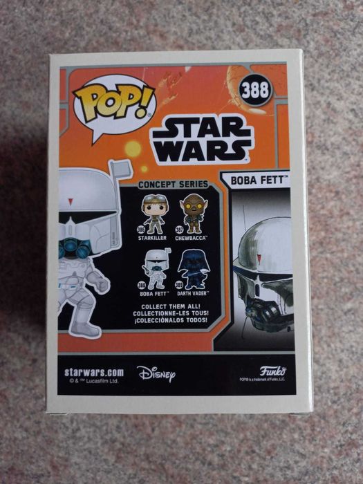 Figurka Funko Pop BOBA FETT CONCEPT SERIES Star Wars SW Exclusive #388
