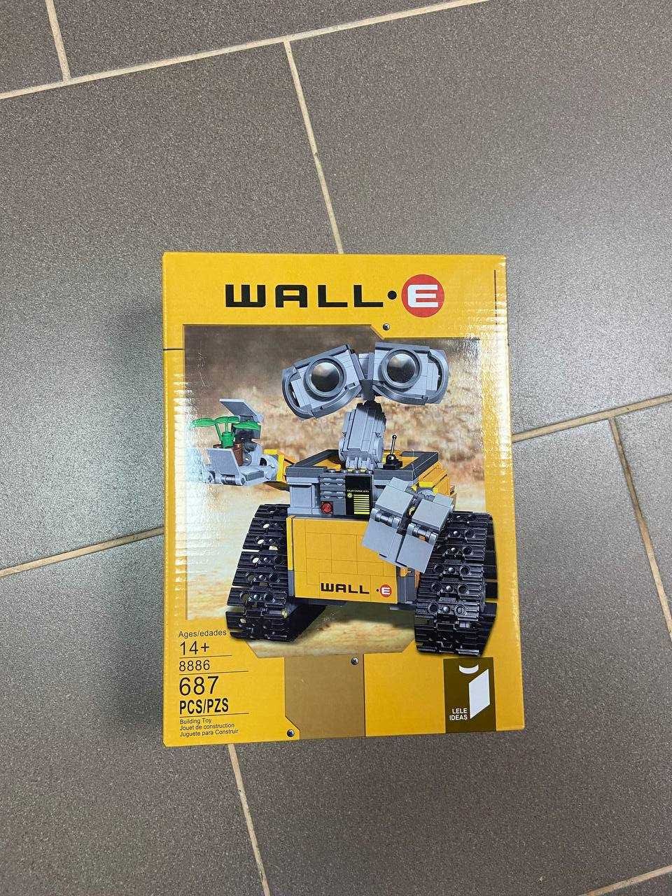 Zestaw klockow figurka robot jak L E G O wall-e 687 elementow