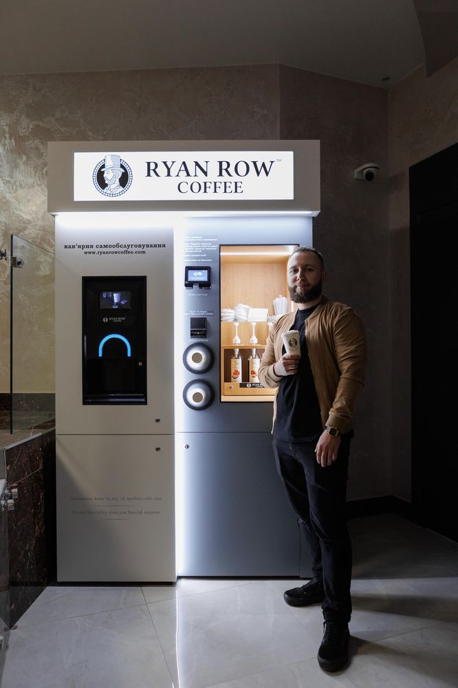 Технологічна кав’ярня самообслуговування від Ryan Row Coffee