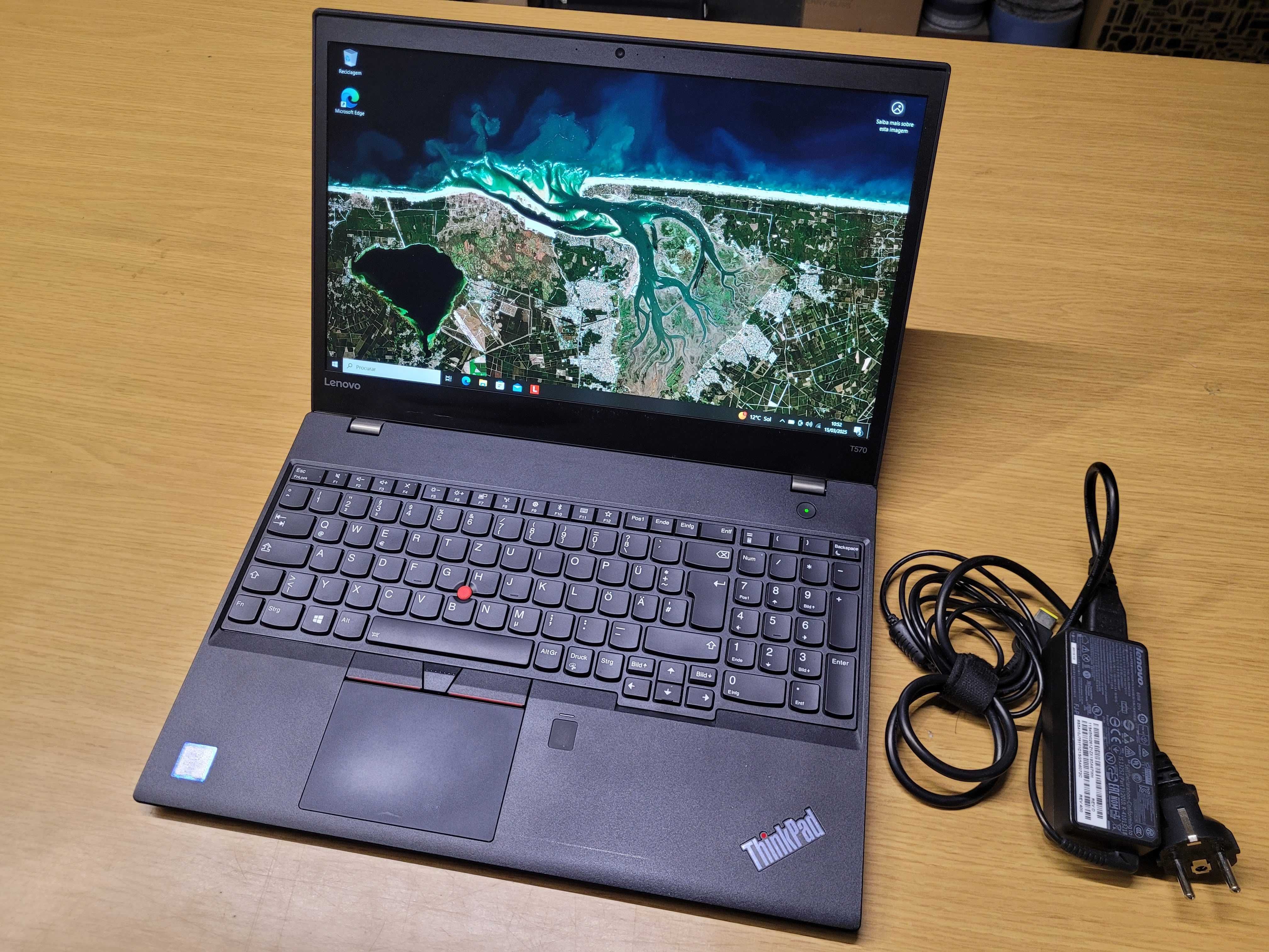 Lenovo ThinkPad T570 i5 / 8GB / 256GB / 15.6" FHD / bateria 24 + 48 Wh